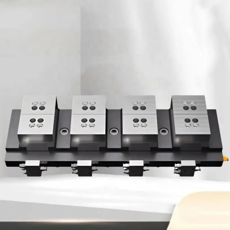 Multi-station Clamping WS-Q80 Pneumatic Bench Vise Fixture Hydraulic Parallel Bench Pliers Industrial Grade Multi-function