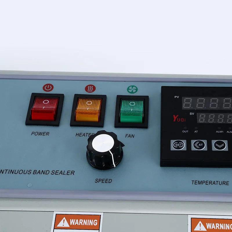 TEBAK SY-FR900 High Quality Efficient Automatic Horizontal Band Sealer Plastic Bag Heat Sealing Machine