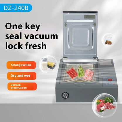 TEBAK Customized DZ-240B Mini Chicken Packing Machine Dry Fish Fruit Food Vacuum Sealer Machine