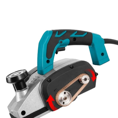 1100W Multifunctional Electric Planer Handheld Wood Planer Industrial Hand Wood Edge Trimmer 2mm Electric Wood Planer Machine