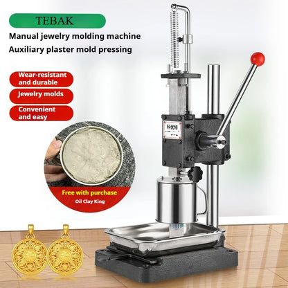 TEBAK Jewelry Processing Gold-working Tools Manual Stamping Machine Gold Silver Pendant Ring Bracelet Stamping Machine