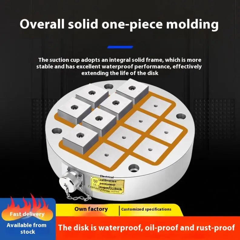 TEBAK CNC Machining Center Computer GONGS Complete Specifications Five-axis Electric Permanent Magnet Chuck Suction Cup Sucker