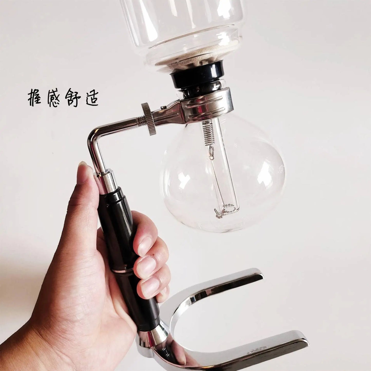 Professional Modern Consumer Cold Brew Coffee Maker Glass Tabletop Syphon Coffee Maker with Alcohol Burner Vacuum Coffee Maker