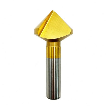 TEBAK Factory High Quality 90 Degree HSS TIN Coated 6.3mm Chamfer Cutter