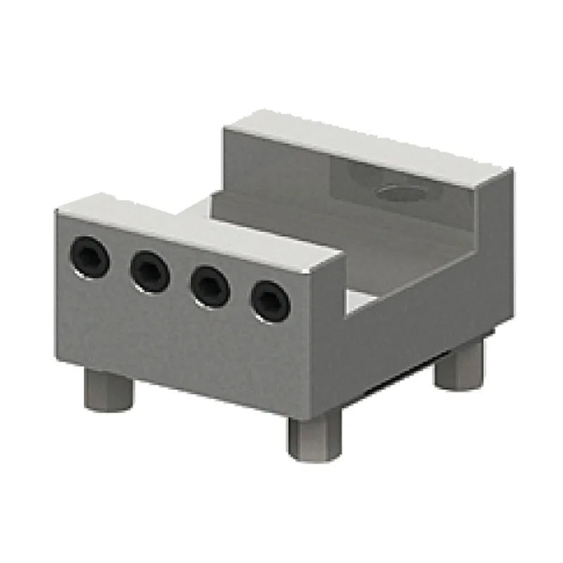 U-Shaped 20mm Slot Type Stainless Steel Holder 3r Tooling System Edm Electrode Holders Steel Oblong or square Slot Steel Chuck