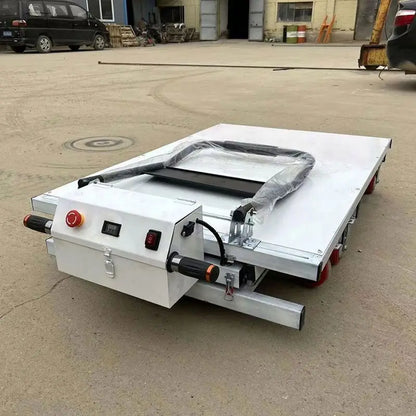 Hydraulic Lifting Getting on and Off Following the Vehicle for Loading and Unloading Thickened Scissor Forks One Key Lifting