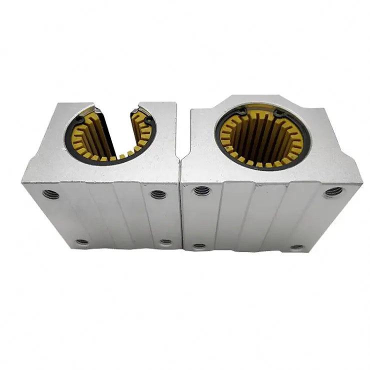 TEBAK D-21 Engineering Plastic Linear Motion Slider Bearing Seat Bushing Box Self-lubricating Aluminum Cylindrical Guide Rail