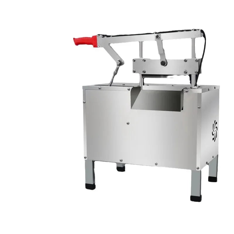 Mutton Frozen Fish Cutter Pork Ribs Hydraulic Bone Cutter Commercial Pig Trotters Guillotine Beef