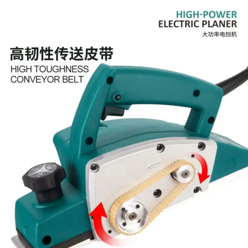 ANDUUK Carpenter Cutting Tool Handheld Wood Edge Surface Trimmer Wood Planer Multifunctional Portable Electric Wood Planer