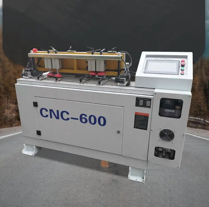 A CNC-600 650 Cnc Dovetail Joint Machine Manufacturer Horizontal Woodworking Double Ends Horizontal Wood Mortising Machine