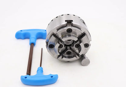 ANDUUK Four Jaw Chuck KP96 KP125 4-JAW SELF-CENTERING CHUCK