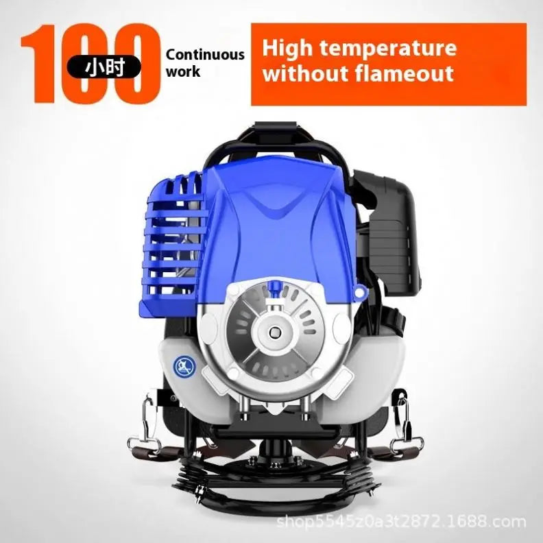 TEBAK Professional 4 Stroke Backpack Brush Cutter MultiFunction Grass Cutter 10 in 1 Trimmer Weed Eater Lawn Mower Trimmer