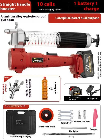 Fully Automatic Reliable Quality 21V 24v Grease Gun High Pressure Customized Electric Lubricating Oil Pump