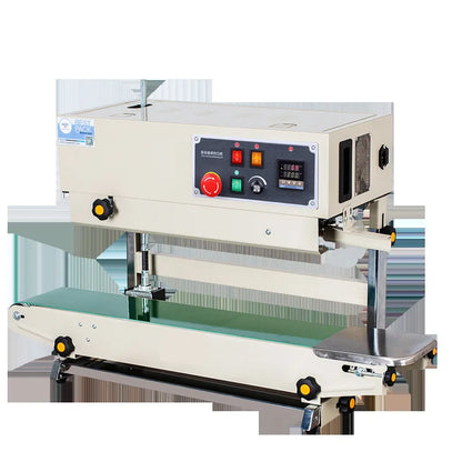 TEBAK Factory Price Horizontal and Vertical Semi-Automatic Continuous Aluminum Foil Plastic Bags Sealer