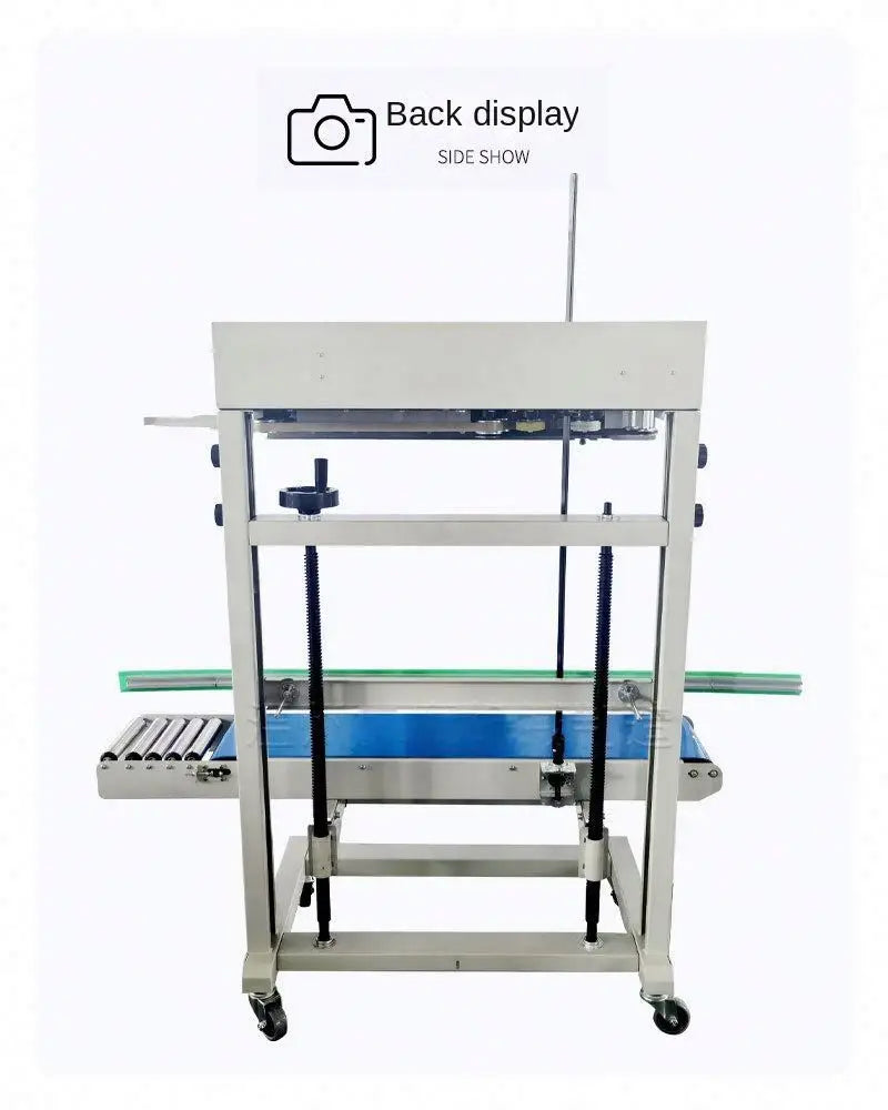 TEBAK SY1120 Vertical Food Rice Bags Band Sealer 50KG Heavy Weight Continuous Band Sealer Paper Plastic Bag Heat Sealing Machine