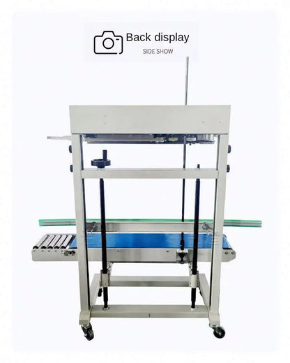 TEBAK SY1120 Vertical Food Rice Bags Band Sealer 50KG Heavy Weight Continuous Band Sealer Paper Plastic Bag Heat Sealing Machine