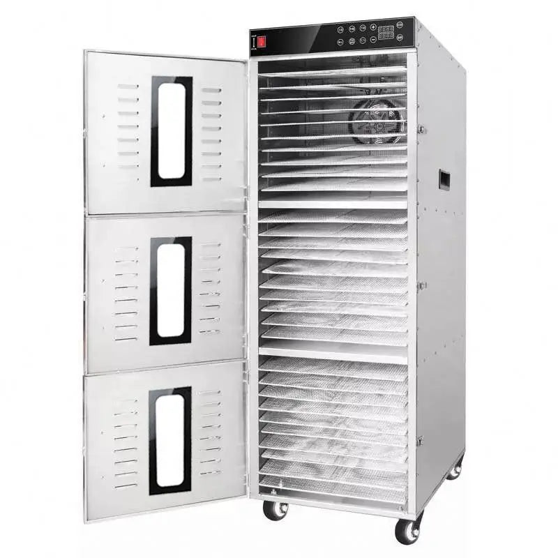 TEBAK Commercial Kitchen Stainless Steel Fruit Dehydrator Single Cabinet Metal Mesh Tray Industrial Fruit Dryer