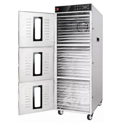 TEBAK Commercial Kitchen Stainless Steel Fruit Dehydrator Single Cabinet Metal Mesh Tray Industrial Fruit Dryer