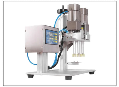 Pneumatic Twist Off Trigger Spray Capping Sealer Desktop Liquid Perfume Pump Bottle Crimping Pressing Capping Machine
