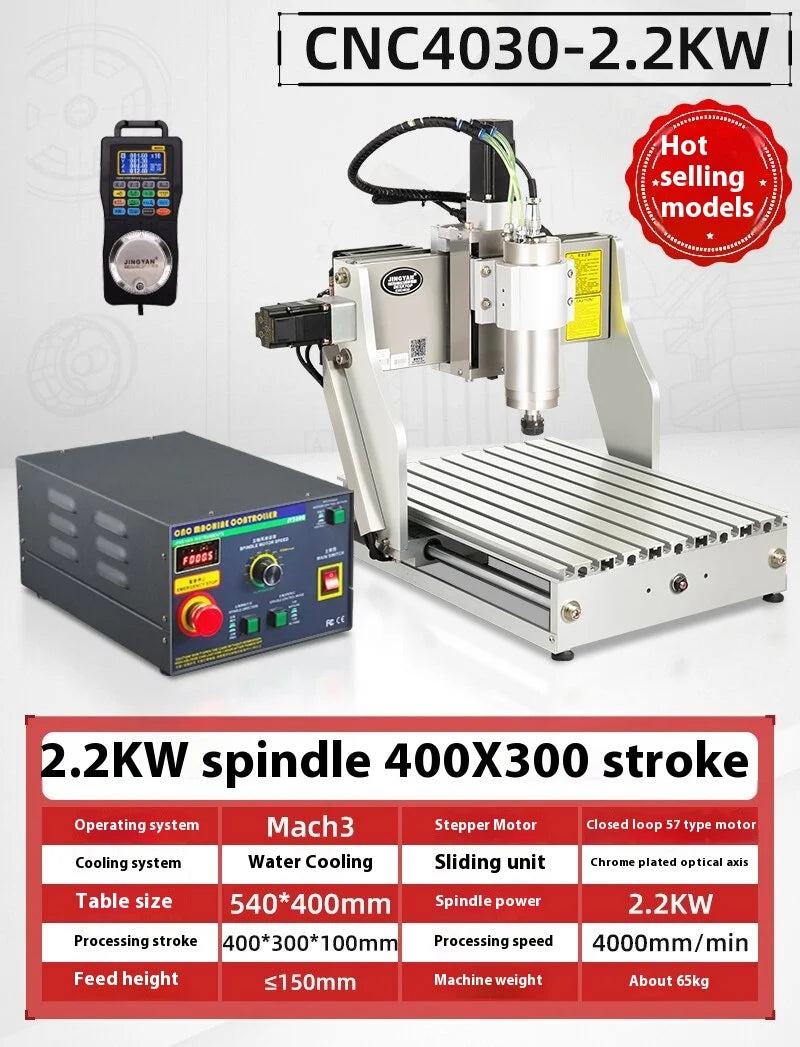 TEBAK JY-18 CNC Router Engraver Industrial Engraving Machine 6040 Milling Machine