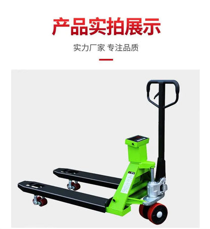 Factory Wholesale 2 Ton 3 Ton Customized Hydraulic Pump Integrated Hand Pallet Truck Jack with Electronic Scale