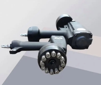 TEBAK Pneumatic Stamping Hammer 12 Character Dial Stamp Impact Marking Tool for 4,5,6,7,8 Building Machinery