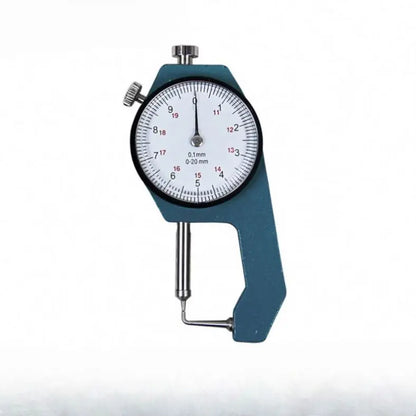 0-10mm Leather Glass Thickness Gauge with Sturdy Steel Measuring Faces