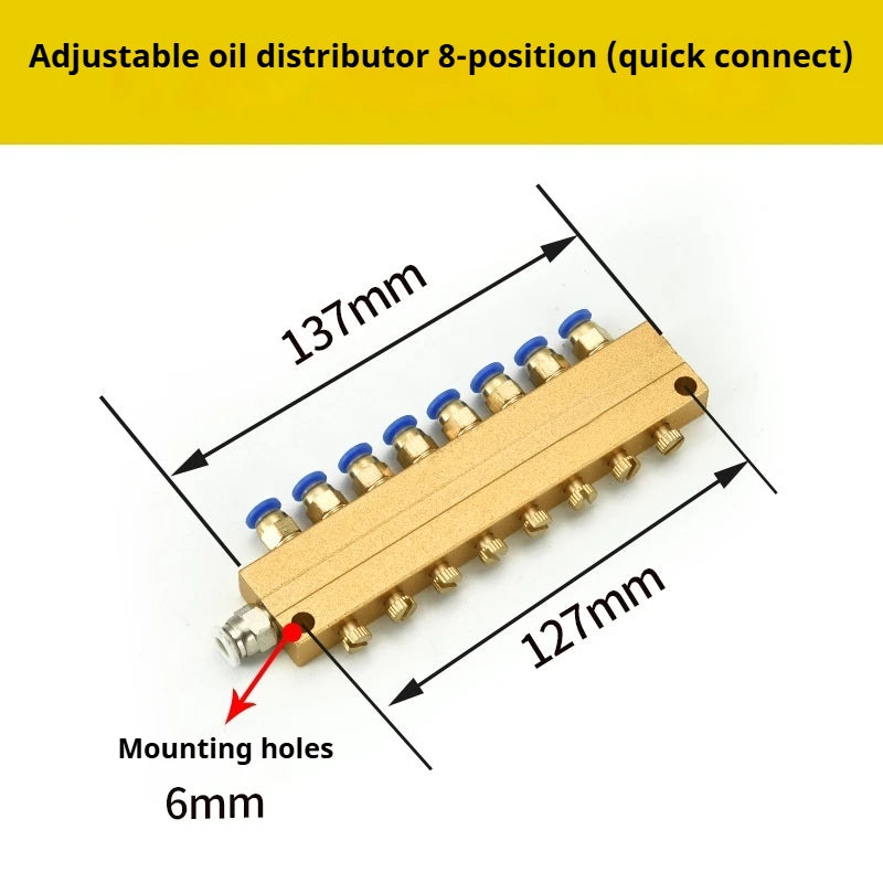Wholesale Price Oil Separator Adjustable Drain Distribution Lubrication System Distribution Valve Oil Separator