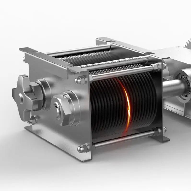 TEBAK Portable Meat Slicer Fresh Meat Slicer Desktop Commercial Cutting Slicing Meat