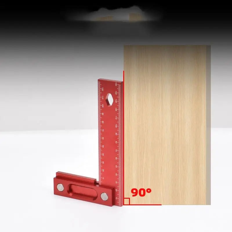 TEBAK W-79 90 Degree Woodworking Measuring Tool L Shape Carpenter Square Right Angle Ruler