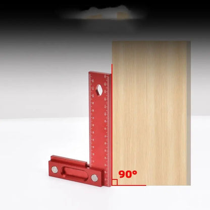 TEBAK W-79 90 Degree Woodworking Measuring Tool L Shape Carpenter Square Right Angle Ruler