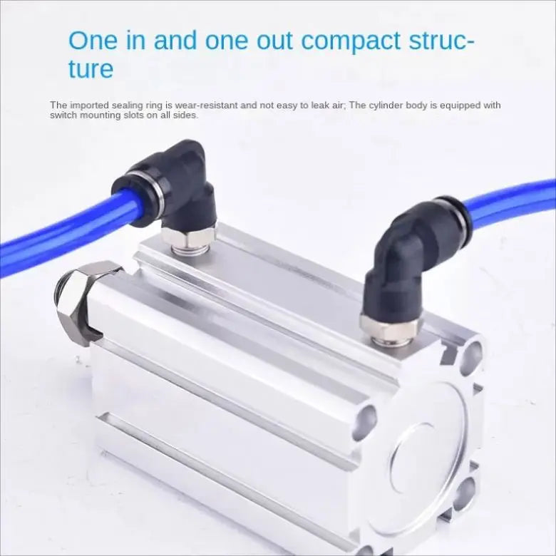 ANDUUK Compact Cylinder SSD2-L-12-5/10/15/20/25/30-N-W1/-W1 Thin Cylinder