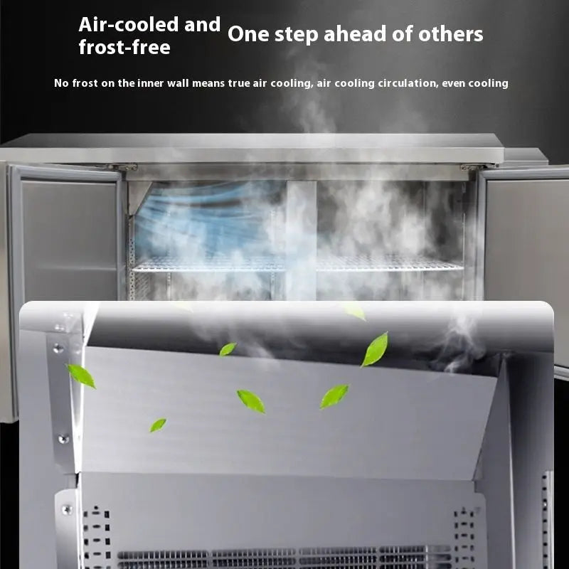 TEBAK Kitchen Fridge Refrigeration Equipment Workbench Refrigerator Freezer Under Counter Refrigerator Undercounter Freezer