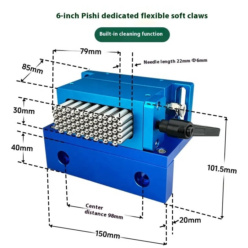 30x79MM Flexible Fixture Universal Clamp CNC Assembly Flexible Claw Stainless Steel Flexible Clamp For CNC Marking Machine