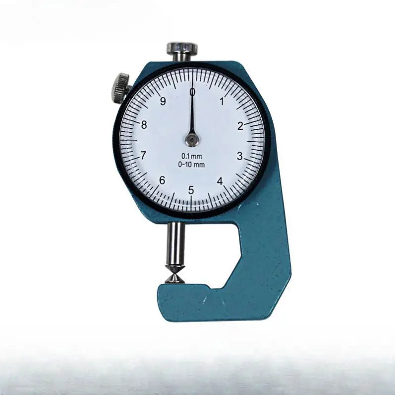 TEBAK 0-10mm Leather Glass Thickness Gauge with Sturdy Steel Measuring Faces