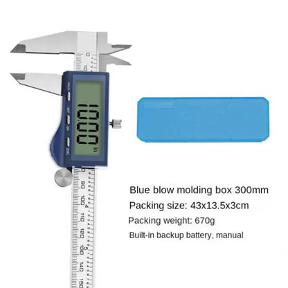 ANDUUK 0-150mm 0-200mm 0-300mm Stainless Steel 6 Inch Electronic Digital Caliper 150mm Vernier Caliper with Large LCD Screen