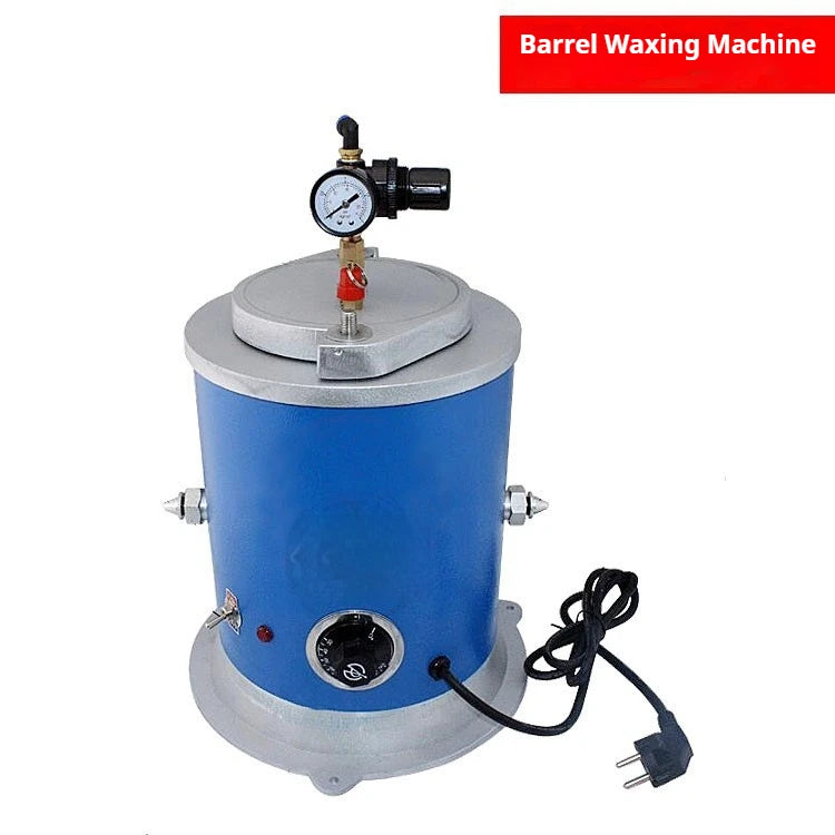 TEBAK Jewelry Making Tools Mini Wax Injection Machines Round Barrel Double Nozzle Wax Injector Jewelry Casting Waxing Equipment
