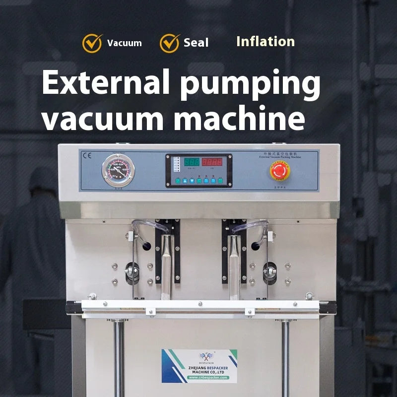 ANDUUK Commercial Electric Vertical Vacuum Sealer Machine for External Food Packaging for Wood Cases New Condition for Commodity