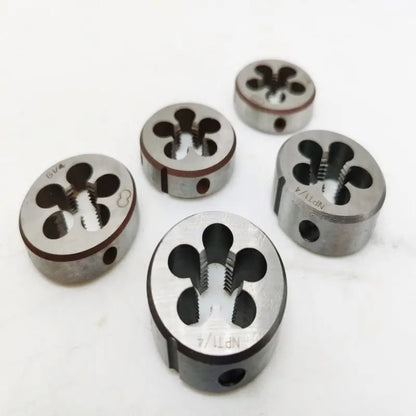 TEBAK HSS-E Metric in Stock DIN223 M2.5-M36 Various Sizes Threading Rolling Round Dies Circular Thread Dies for Thread Cutting