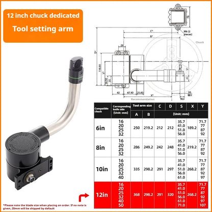 Made in China High-precision Automatic Tool Setting Arm for CNC Lathes