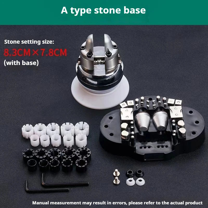 ANDUUK Ball Vise 5" Engraving Setting Tool 360 Rotation Engraving Block Vise Jewelry Engraving Block Tools Standard Block