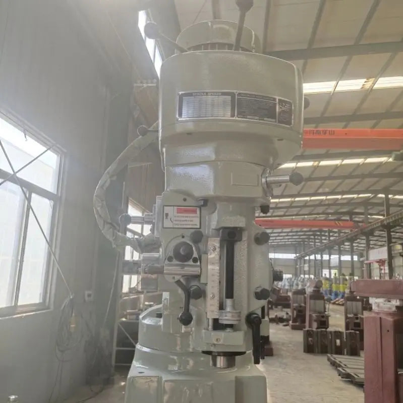 TEBAK Knee Type Manual Milling Machine Universal Milling Machine Heavy Duty Metal Turret Milling Fresadora