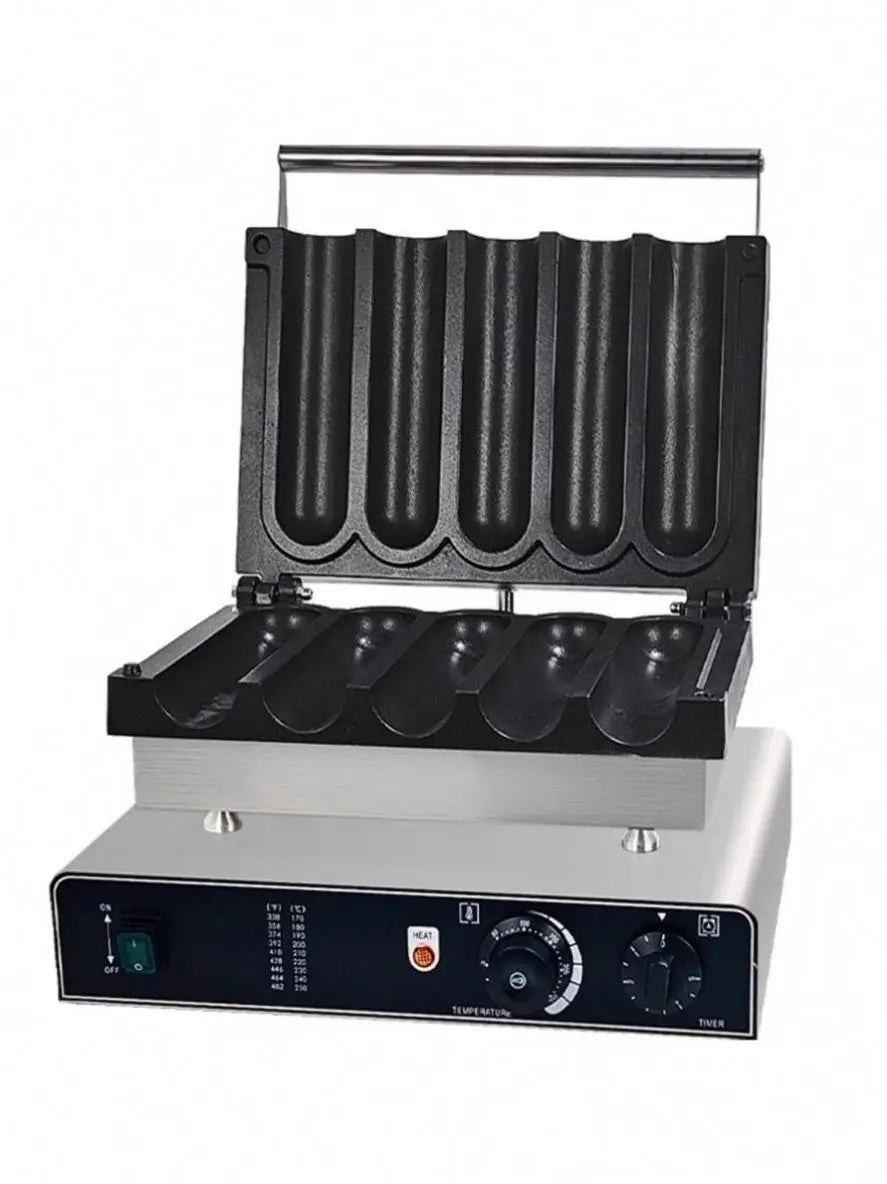 Heating Chicken Rolling Machine Two Grids Five Grids Roll Machine Commercial Chicken Wraps Toaster With Digital Display