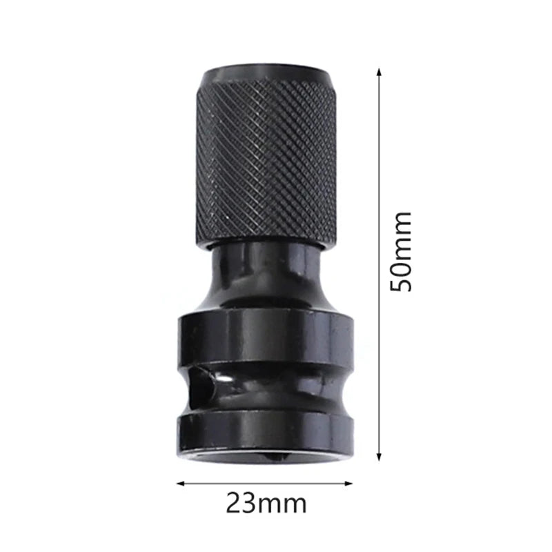 anduuk Direct Wholesale Hex Impact Socket Adapter Drill Set Repair Tools Wrench Chrome
