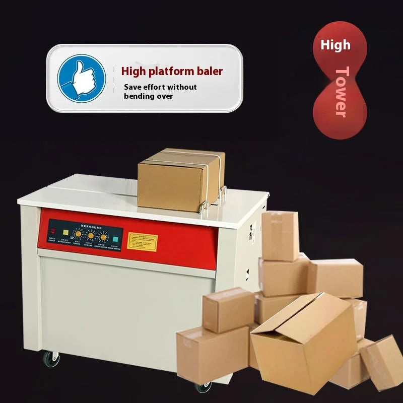 TEBAK High Tablle Low Table Semi Auto Poly Strapping Machine With Ce