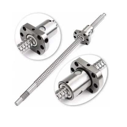 TEBAK D-04 SFU1204 SFU1605 Full Set 32mm Ball Screw CNC Machine Parts Rotating Nut Ballscrews Supports Bearing Blocks BK25 BF25