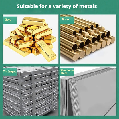 TEBAK Industrial Melting Furnaces Gold Foil Copper Aluminum Steel Melting Furnaces Mini Digital Electric Melting Furnaces