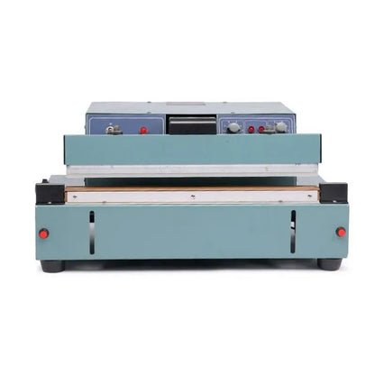 TEBAK Semi Auto Heat Pedal Aluminum Food Chemical Materials Plastic Bag Foot Impulse Cutter Sealer Sealing Machine