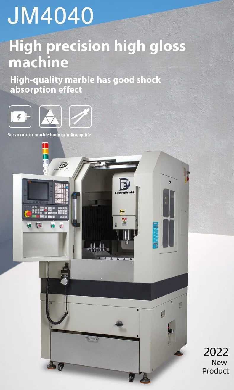 TEBAK JY-07 Small Aluminum Alloy Chamfer Engraving Machine Mobile Phone Frame Shell CNC High-gloss Machine engraving machine