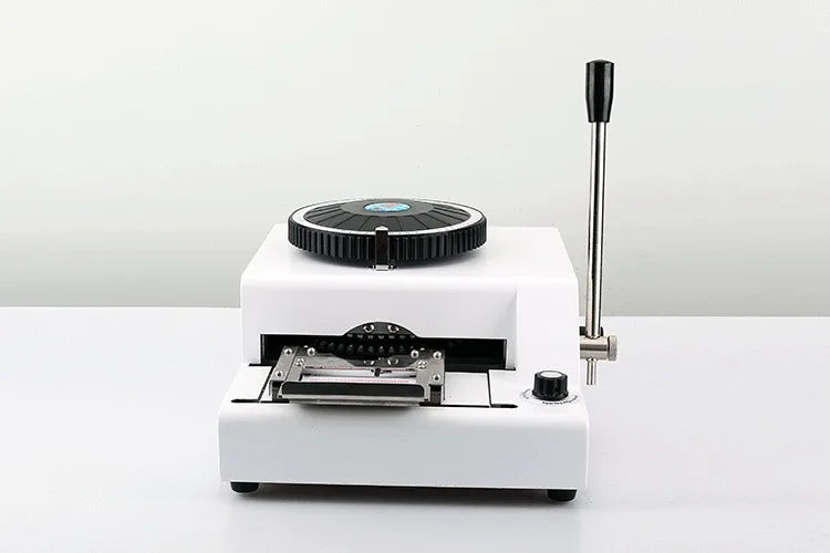 TEBAK Metal Dog Tag Manual Name Engraving Characters Small Manual Stainless Teel ID Tag Engraving Metal Embossing Machine